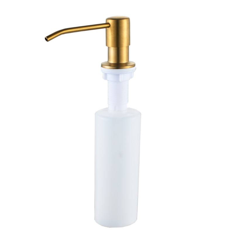 Plastic soap dispenser with detergent bottle soap dispenser, kitchen gold washbasin accessories, soa