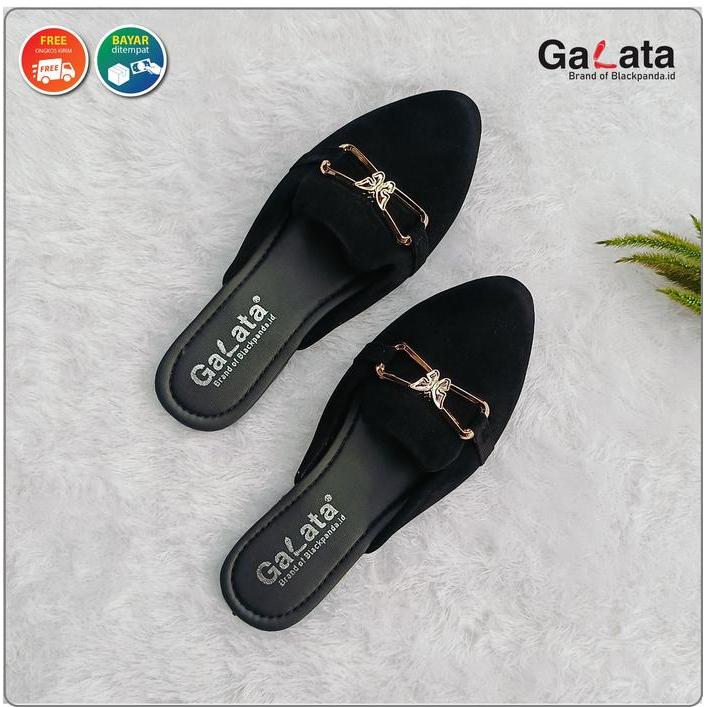 Black Panda Flat Shoes - Sepatu Wanita - Sepatu Black Panda Buffy WL
