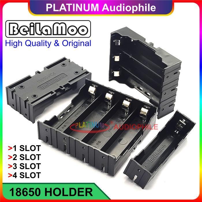 Battery Holder Tempat Baterai 18650 1S 2S 3S 4S Case Kotak Batere Pin Plat PCB