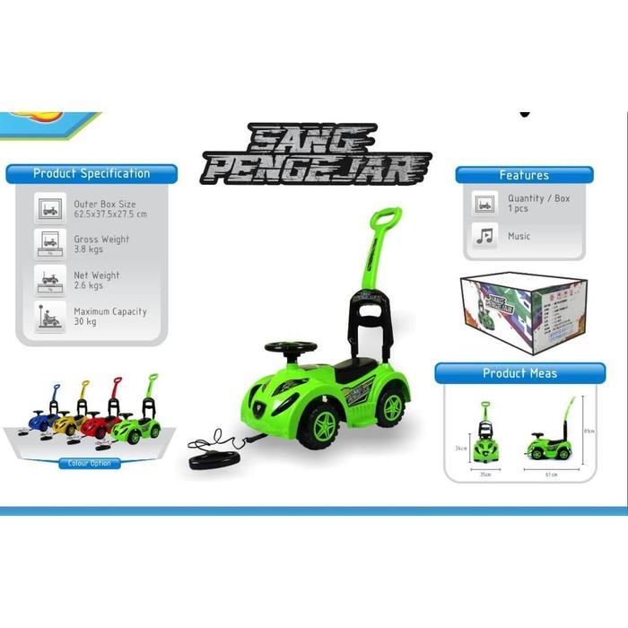 Premium Mainan Anak Ride On / Mobil Dorong Sang Pengejar Spr Yotta Toys Original