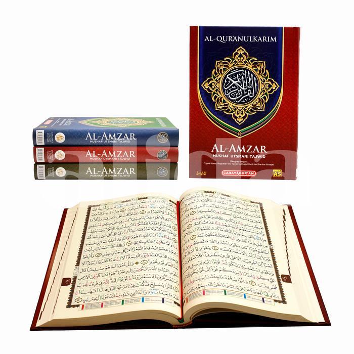 Top Alquran Tajwid Al-Amzar Mushaf Utsmani Uk A5 Al-Quran Al-Amzar
