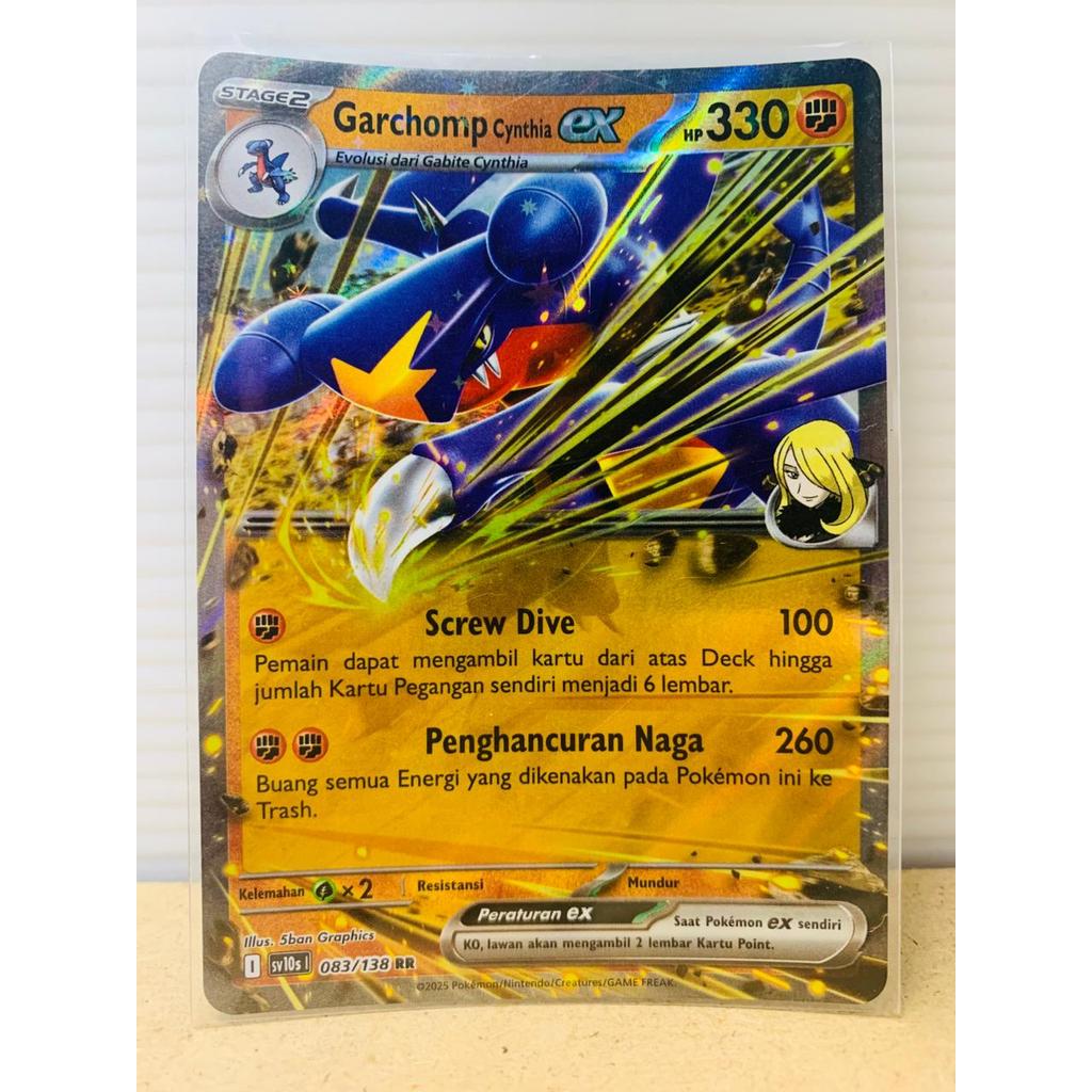 Garchomp Cynthia ex RR Kehadiran Juara Pokemon Indonesia