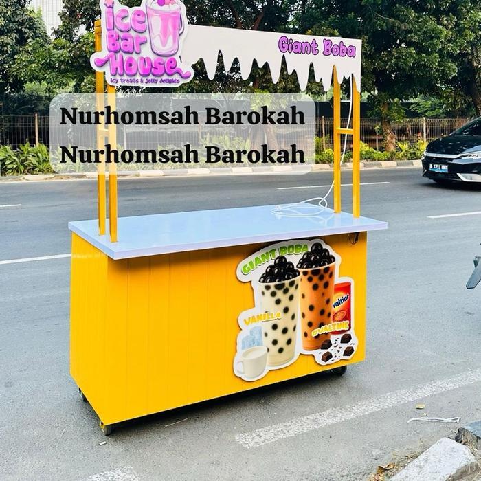 [PRE-ORDER] WESTERN BOOTH - Portable Booth Kayu Jati Belanda Bergaya Eropa Barat Stylish, Ringkas &