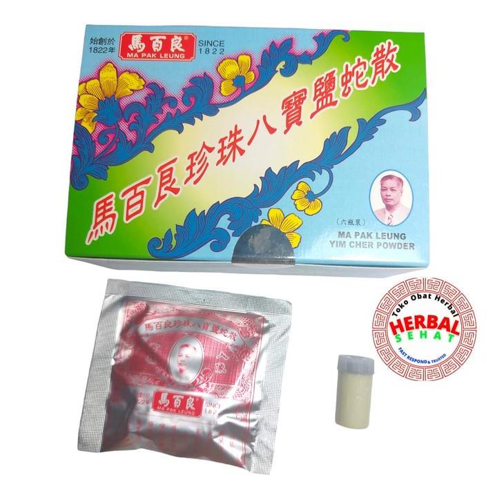 Ma Pak Leung Yim Cher Powder - Obat Dahak Bayi / Kaget Pada Bayi