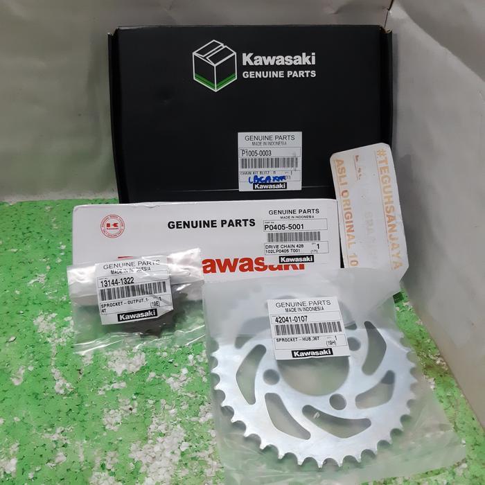Gir Set / Gear Set P1005-0003 Blitz , Blitz R Asli Original Kawasaki