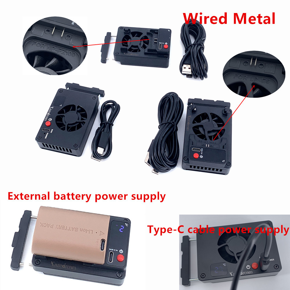 Cooling Fan Camera Radiator for Sony ZV-E10 A7IV FX30 ZV-E1 A6700 A7CII A7SIII A7SM3 A7M4 A7C2 ZVE10