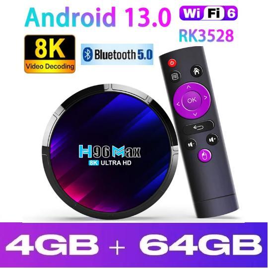 Jual Android TV Box H96 MAX 4GB 64GB Bluetooth Miracast Resolusi 8K