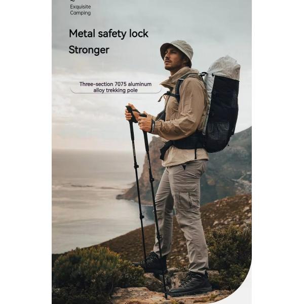 TREKKING POLE DURALUMIN NATUREHIKE NH17D017-D TONGKAT PENDAKI ALLOY