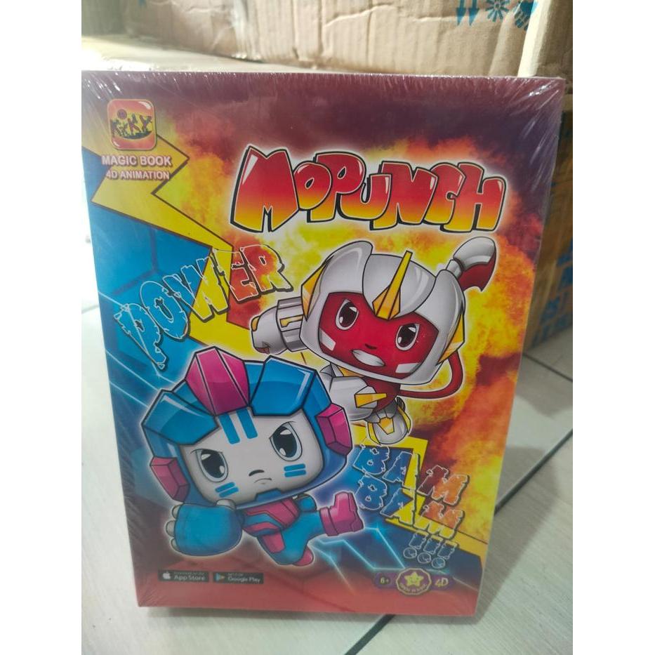 KIKY Buku Tulis Sekolah Magic Book Animation Mopman & Mopbi Isi 42 Lembar Kualitas Terjamin Paket 10