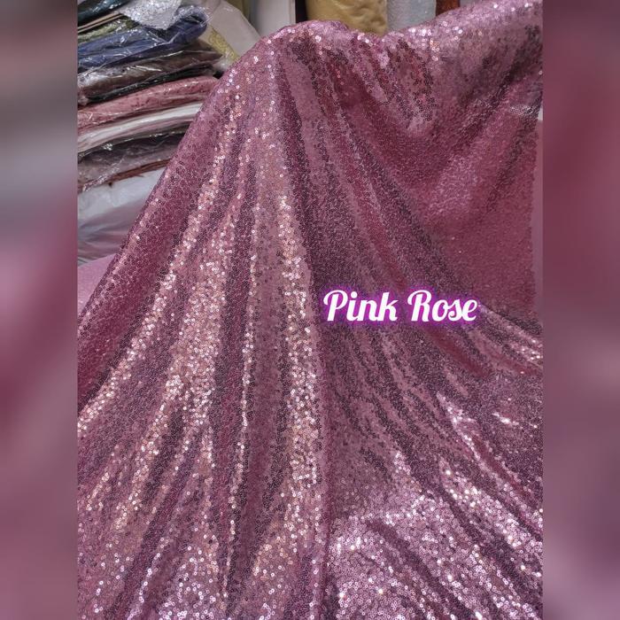 Khusus Grab! Kain Sequin / Kain Sequin Seribu Payet / Kain Backdrop Dekorasi / Kain Backgound Foto /