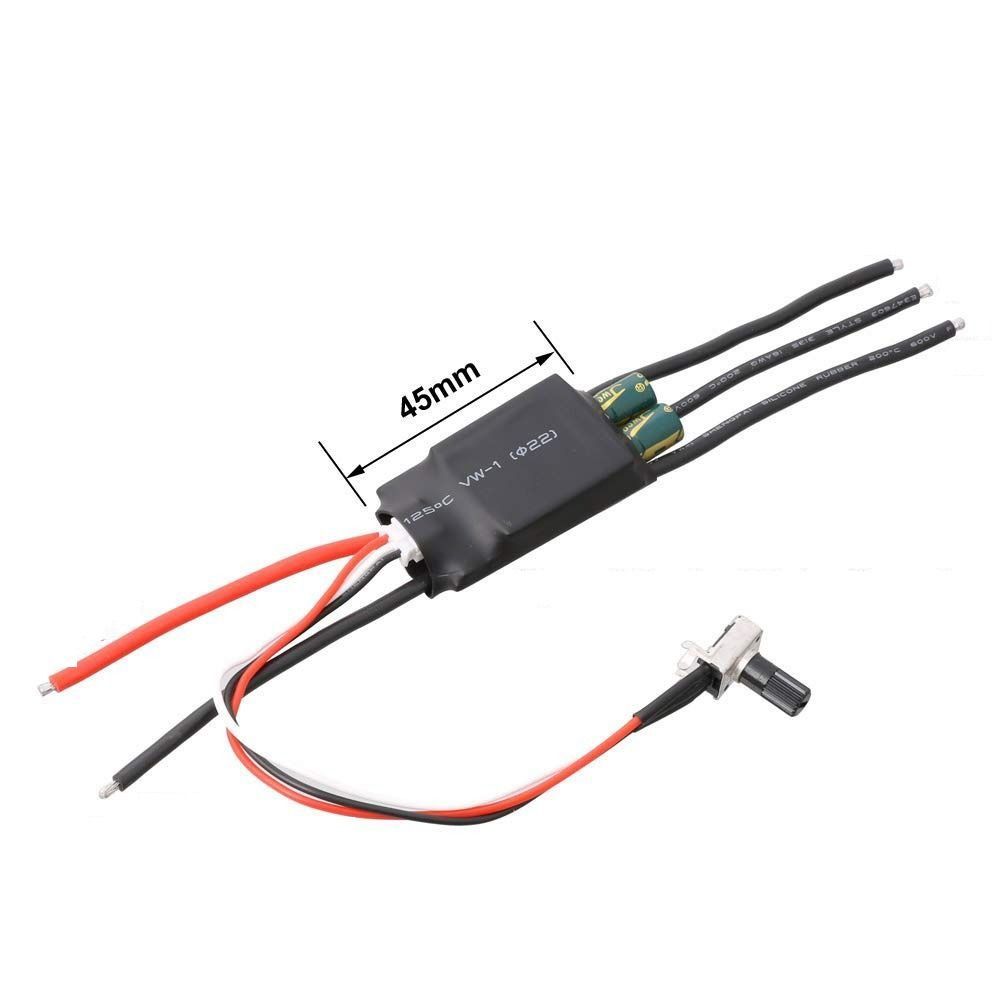 DC 7-24V Brushless Motor Driver 3-Phase 200W BLDC Hallless DC Motor Drive Board DC Brushless