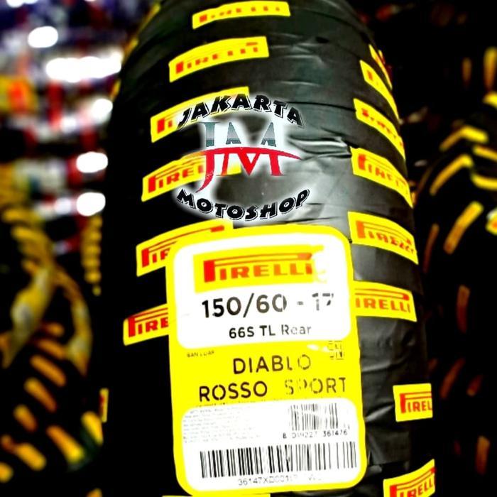 Ban Tubless Pirelli Diablo Rosso Sport 150/60 Ring 17 Ninja CBR R25 MT