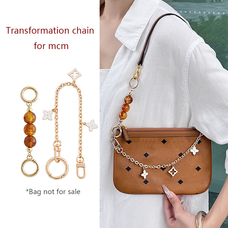 Transformation Chain For Mcm Bag Pearl Decorative Chain Pendant Fashion Beaded Bag Decoration
