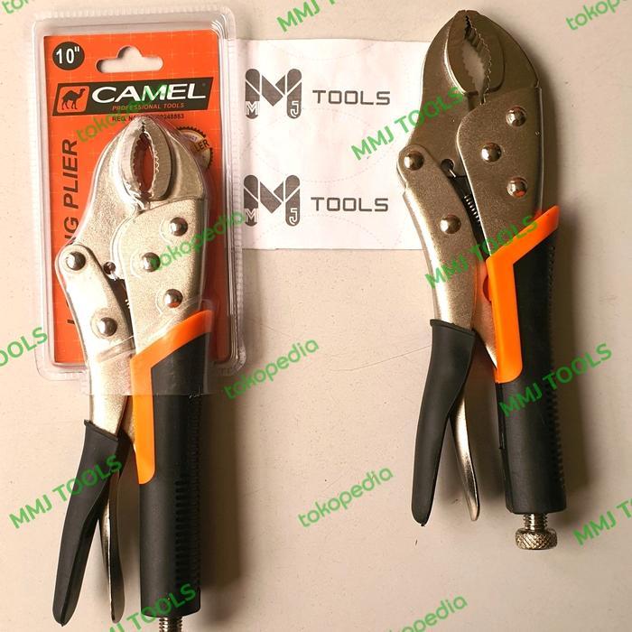 TANG BUAYA CAMEL HEAVY DUTY 10" - CAMEL LOCKING PLIER HEAVY DUTY 10"