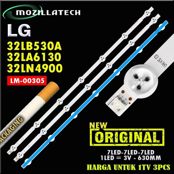 TERLARIS LG Backlight Original untuk Model 32LN5100 32LB530A 32LN5400 32LN5900 Reflektor Double Tape