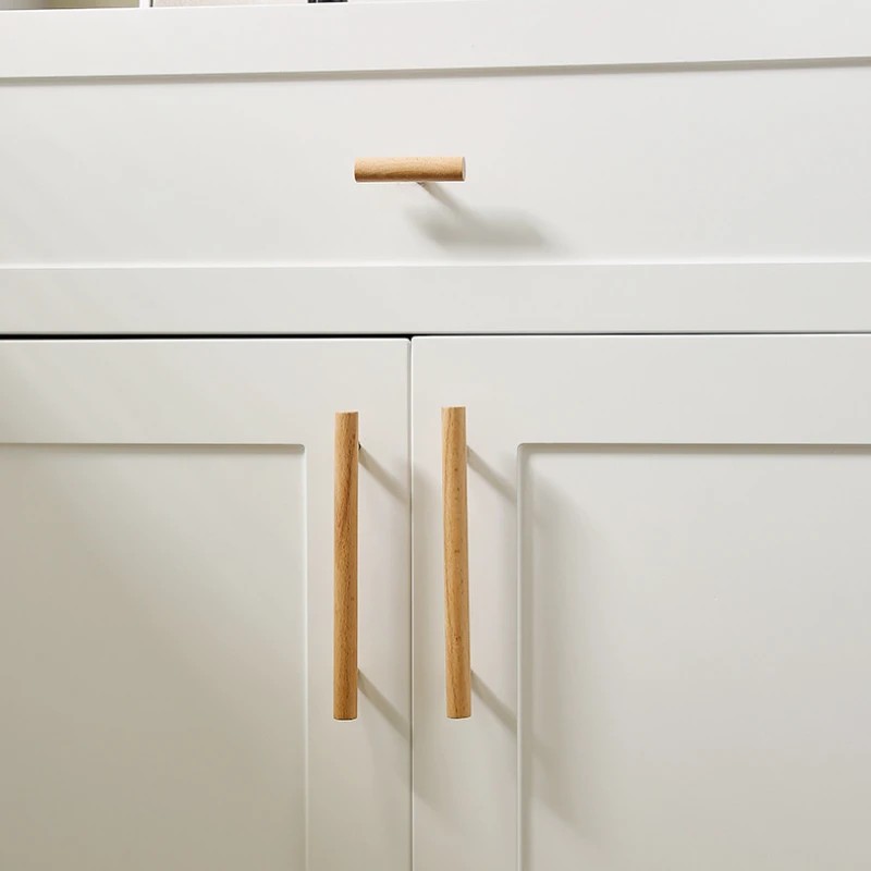 New Chinese Style Furniture Wardrobe Door Handle Cabinet Original Wood Solid Wood Door Handle Brass