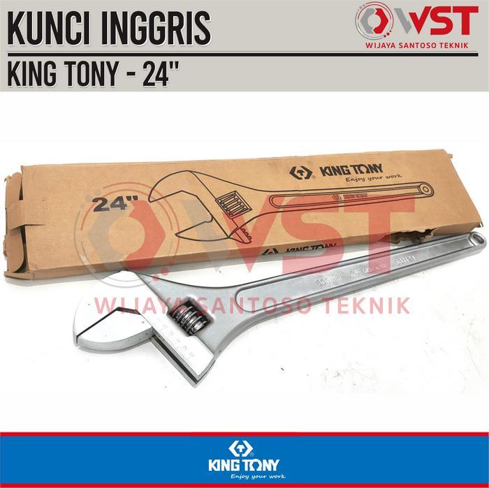 King Tony Kunci Inggris 24" 600mm / Adjustable Wrench 24inch KingTony