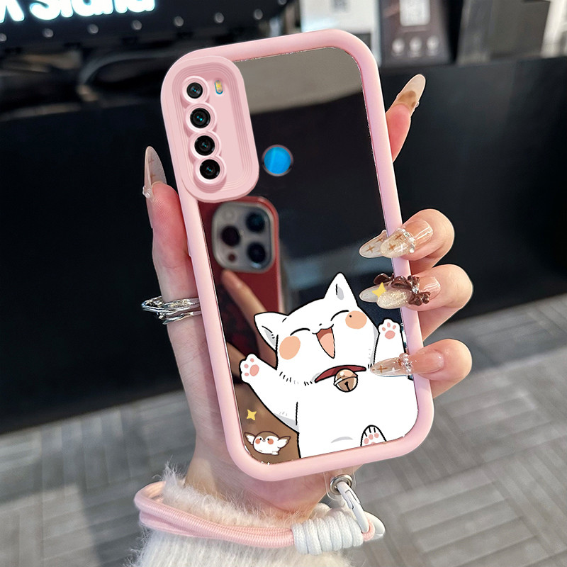 Casing Hp untuk Xiaomi Redmi Note 8 Note 8T Case Casing kucing lucu pola Silikon Softcase Kasing HP 
