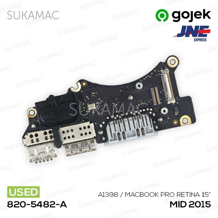 I/O IO BOARD USB HDMI MACBOOK PRO 15 RETINA A1398 2015