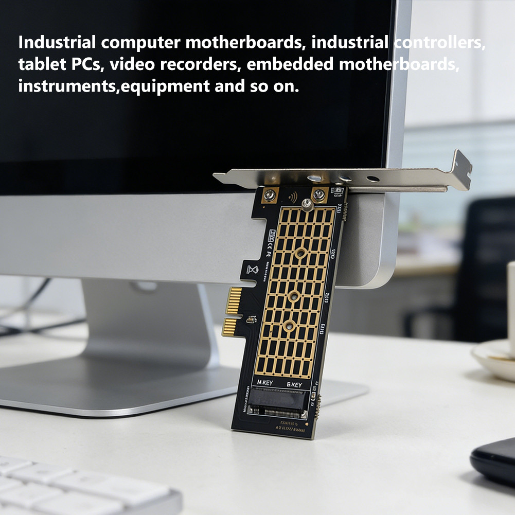 M.2 NVME To PCIe 3.0 X1 Adapter 8Gbps M.2 NVME SSD To PCIe 3.0 PCIE X1 Adapter Card M Key PCIe NVMe