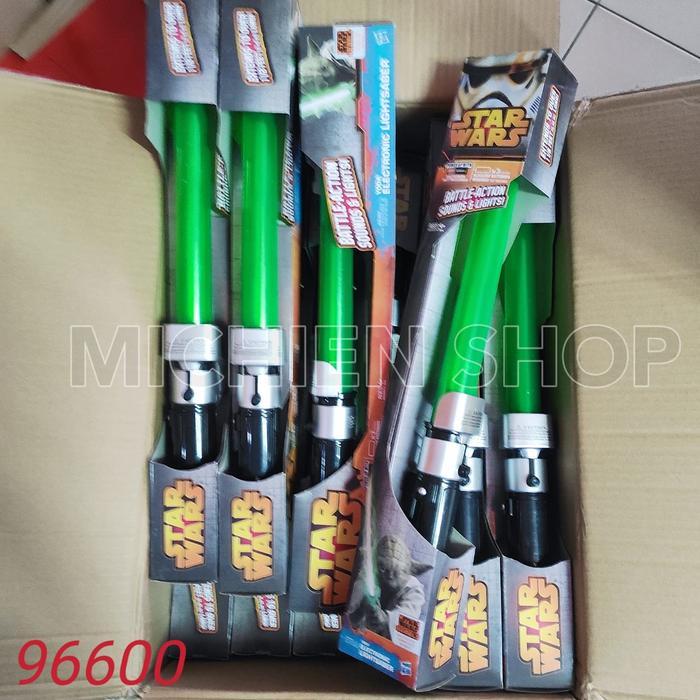 Star Wars DARTH VADER YODA Mainan Saber Hasbro Electronic Lightsaber