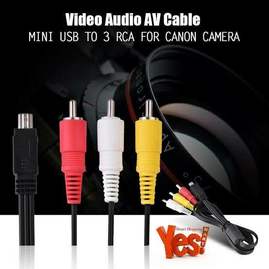 Kabel AV (Audio Video) Kamera Canon G15 550D 600D 650D 700D SX700