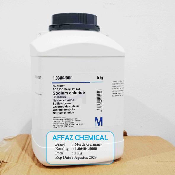 TEREMURAHTERLARIS READY SILAHKAN DIORDER SODIUM CHLORIDE MERCK / NACL ECER 5KG MERCK