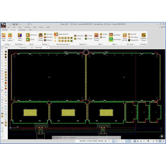 Nesting CNC Plasma Cutting Custom Mesin Laser Router Potong OP