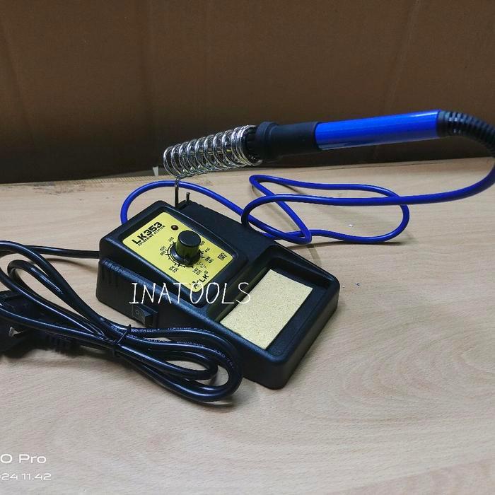 LION KING LK 353A SOLDER TEMPERATURE SOLDER STATION LK 353 ANALOG 60 W DENGAN PENGATURAN SUHU
