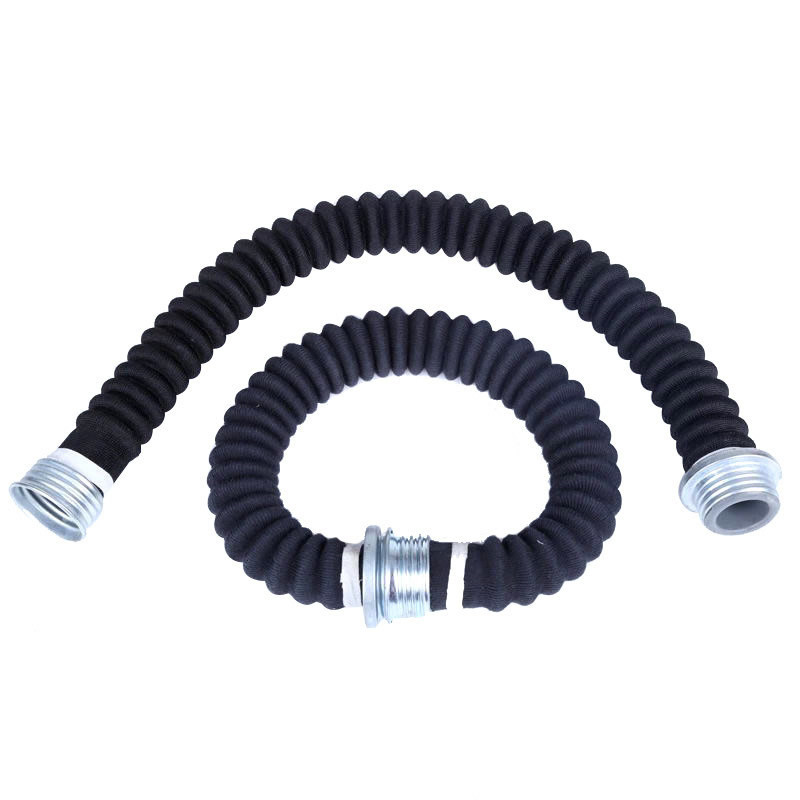 0.5m/1m 40mm Rubber Corrugated Tube Gas Dust Mask Filter Connecting Pipe RD40 Interface Snorkel Wear