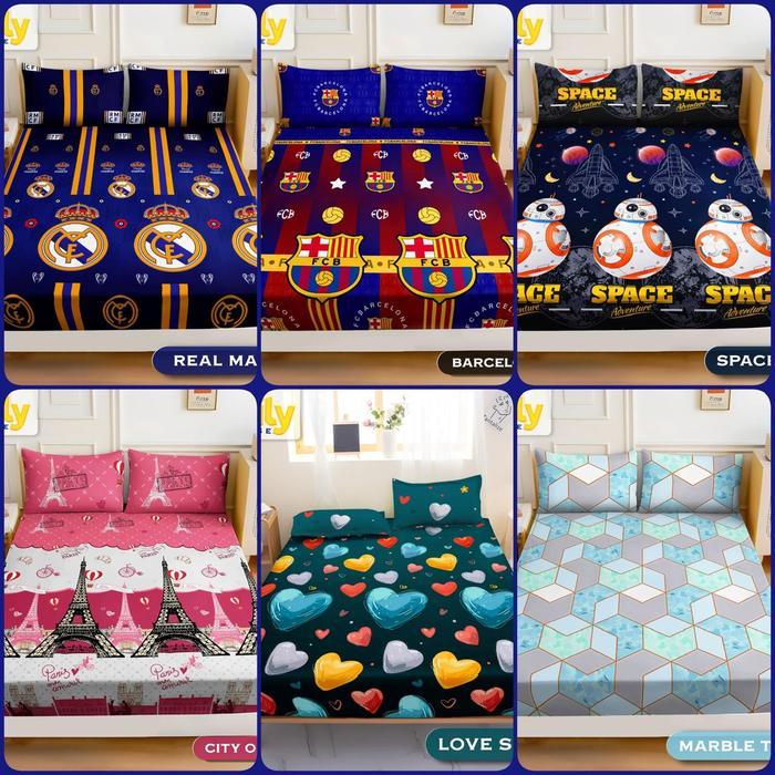 "New" Kain sprei / sarung kasur meteran grosir