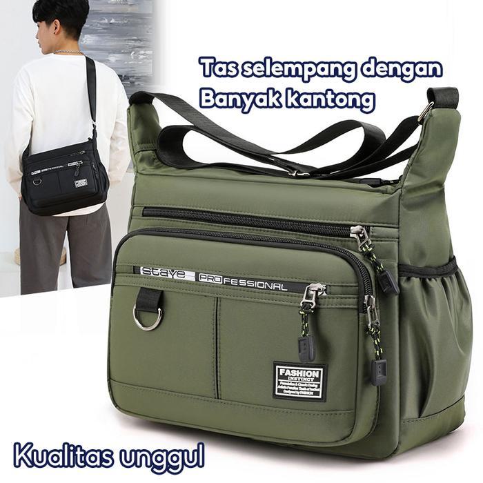 Eiger - Tas Pria Kapasitas Besar Tas Bahu Ransel Tahan Air Tas Multi Saku Tas Kerja Kasual Pria