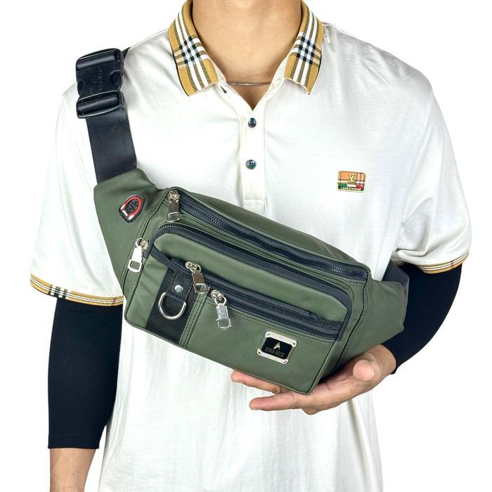 Eiger - Waistbag Waterproof Bahan Bimo Tas Pinggang Bisa Selempang Bahu Waistbag Pria Wanita