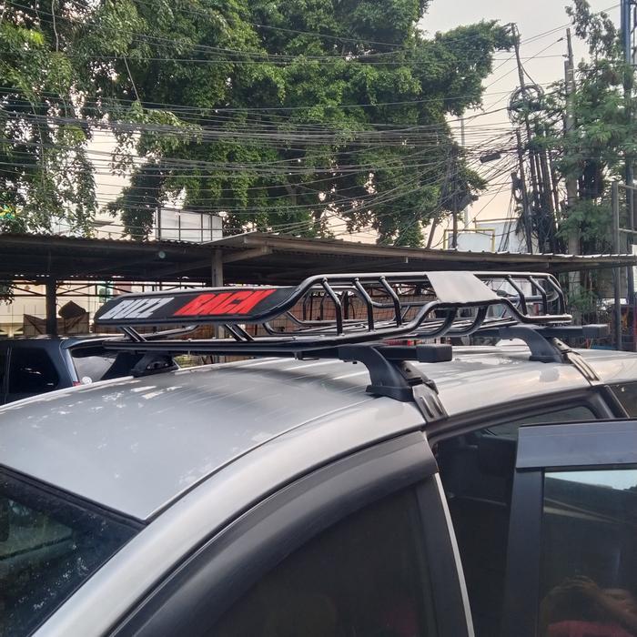 Roof Rack bagasi atas mobil Xenia / avanza / sigra / calya universal merek BUZZ rack ukuran 120 kali
