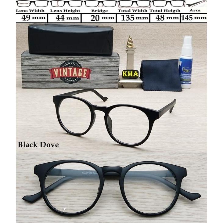 Frame kacamata minus VINTAGE kacamata minus frame korea vintage bulat