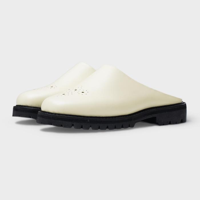 Terlaris Jovem Loafers Mule Series - Ivory White #Gratisongkir