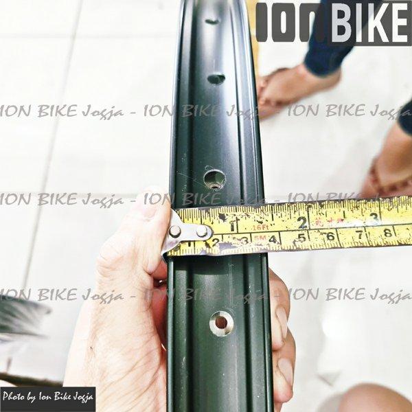 Sepasang Velg Syte Metric D575 Enduro UK 29 32H Eyelet Black Rims 32 H