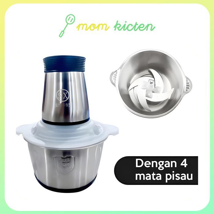 "New" CHOPPER DAGING STAINLES/BLENDER PENGGILING SERBAGUNA/MEET GRINDER Pisau Gilingan