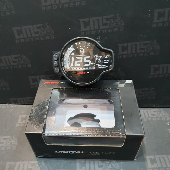 Best Seller Speedometer Spido Meter Lcd Digital Koso Ms01 Universal Hitam Original Original