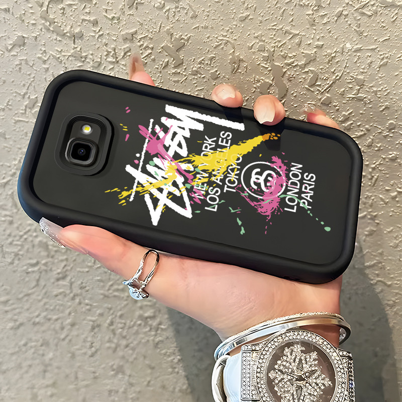 Casing Hp Samsung Galaxy J4 Plus 2018 J6 Plus 2018 J4 Prime J6 Prime J2 Prime J2 Ace Case Graffiti s