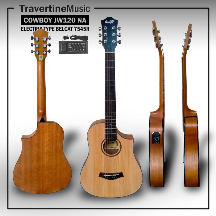 Gitar Akustik elektrik 7545r 3/4 Cowboy JW120 NA/NS doff