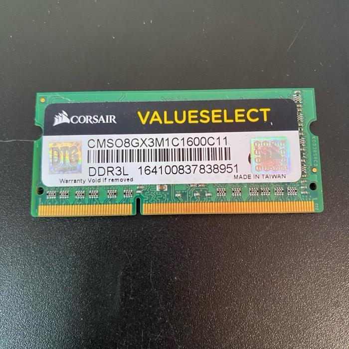 Promo / Ram Laptop/Sodimm Ddr3L 8Gb Normal Corsair Bekas Non Cod