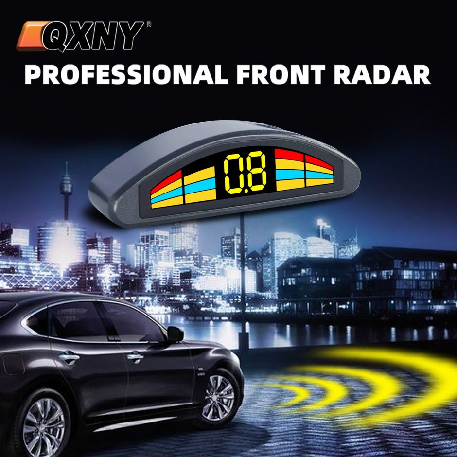 Professional Front Parking Sensor Kit Auto Car Prefix Parktronic Vehicle Assistant System Buzzer