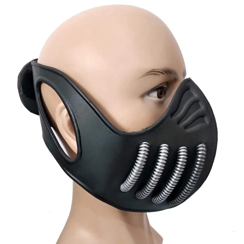 HIMIKO TOGA MASK COSPLAY MY HERO ACADEMIA HIMIKO TOGA COSPLAY HALF FACE MASK BLACK EVA COSPLAY PROP