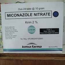 Salep Kulit Gatal Miconazole krim box isi 24tube anti jamur