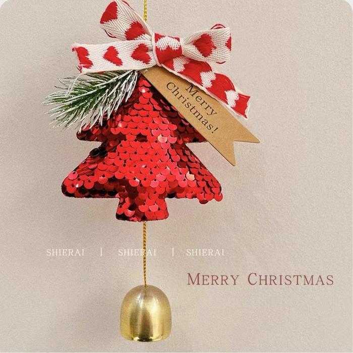 Gantungan Spion Tengah Mobil Christmas Tree/Dekorasi Pintu/Acctas/Gift