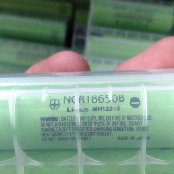 "New" Panasonic 18650 batre NCR18650B 3400Mah Li-ion Baterai original Japan