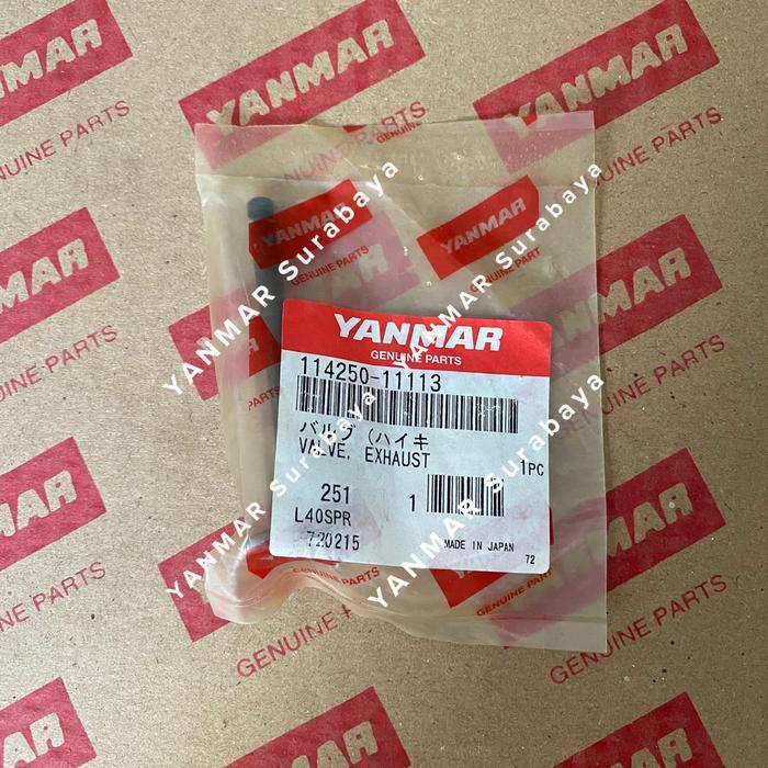 Valve exhaust Yanmar L40 114250-11113 Original