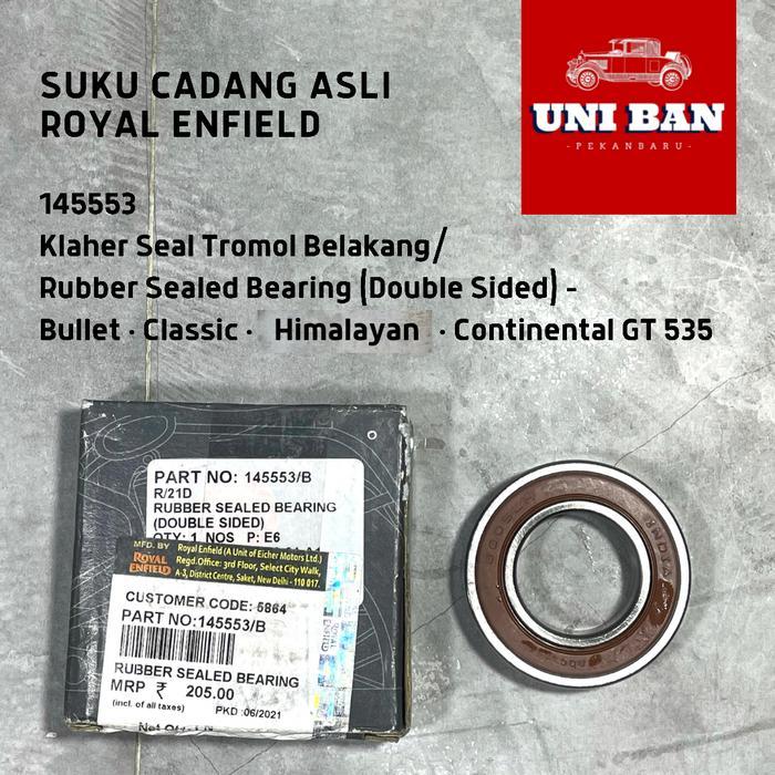 Rubber Sealed Bearing 145553 Klaher Classic Himalayan - Royal Enfield