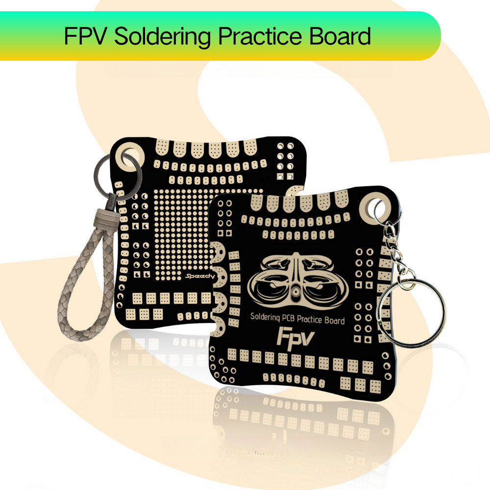 Latarr 4PCS SpeedyBee FPV Soldering PCB Practice Board Welding Exercise Plate For RC FPV Flight Cont